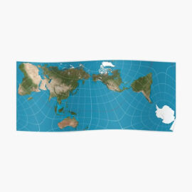 Authagraph World Map Premium Matte Poster