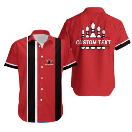 Custom Name Bowling Team Aloha Hawaiian Shirt
