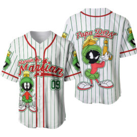 Personalized Marvin The Martian Baseball Jersey, Custom Marvin The Martian Baseball Jersey