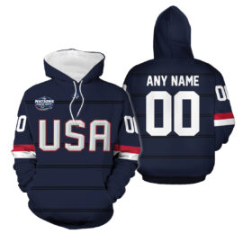 Usa Hockey Home 4 Nations Face-off 2025 Hoodie